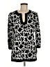 Jones Wear 100% Polyester Black 3/4 Sleeve Blouse Size M - photo 1