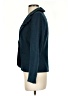 Elevenses Chevron-herringbone Blue Wool Blazer Size 4 - photo 5