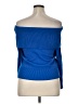 Per Se By Carlisle 100% Cotton Blue Pullover Sweater Size XL - photo 2