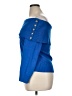 Per Se By Carlisle 100% Cotton Blue Pullover Sweater Size XL - photo 5