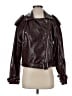 WeWoreWhat 100% Polyurethane Burgundy Jacket Size XS - photo 1