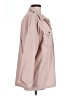 Emery Rose 100% Polyester Houndstooth Pink Long Sleeve Blouse Size L - photo 4