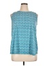 St. John's Bay Teal Sleeveless T-Shirt Size XL Petite - photo 1