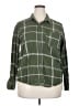 Universal Thread 100% Cotton Plaid Green Long Sleeve Button-Down Shirt Size XXL - photo 1