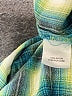 Relativity 100% Rayon Plaid Teal Long Sleeve Button-Down Shirt Size 3X - photo 8