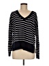 Gap Stripes Black Pullover Sweater Size M - photo 1