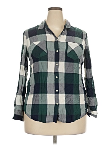 Merona Long Sleeve Button-Down Shirt (view 1)