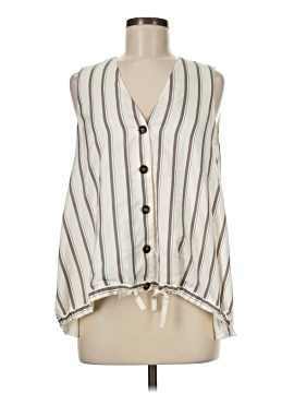 Brunello Cucinelli Sleeveless Silk Top