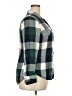Merona 100% Rayon Plaid Green Long Sleeve Button-Down Shirt Size XXL - photo 4