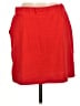 Ann Taylor LOFT Solid Red Casual Skirt Size M - photo 2