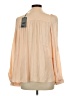 Zadig & Voltaire Tan Long Sleeve Blouse Size Lg (3) - photo 2