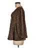 Tuckernuck Animal Print Brown Long Sleeve Blouse Size M - photo 5