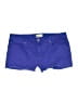 Roxy Solid Blue Denim Shorts Size 11 - photo 1