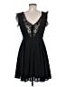Unbranded Solid Black Cocktail Dress Size M - photo 2