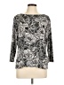 Ruby Rd. Gray 3/4 Sleeve Top Size XL (petite) - photo 1