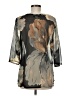 Ambria 100% Polyester Gray 3/4 Sleeve Blouse Size 8 - photo 2