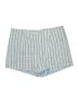 Shein Curve 100% Polyester Plaid Blue Shorts Size 22 Plus (5) - photo 1