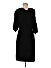 Max Studio Solid Black Casual Dress Size M - photo 2