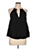 Ecote 100% Rayon Black Sleeveless Blouse Size L (estimated) - photo 1