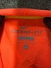 Nike 100% Polyester Orange Zip Up Hoodie Size M - photo 6