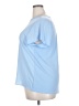 Ann Taylor 100% Polyester Blue Short Sleeve Top Size XXL - photo 5