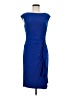 Chaps Solid Blue Cocktail Dress Size M - photo 1