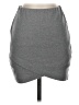 SO Solid Gray Casual Skirt Size S - photo 1