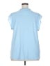 Ann Taylor Blue Sleeveless Blouse Size XXL - photo 2