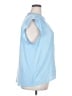 Ann Taylor Blue Sleeveless Blouse Size XXL - photo 4