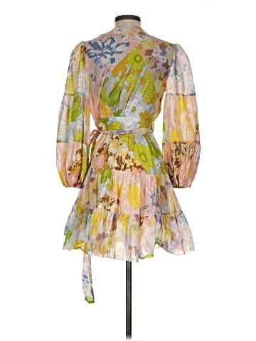 Zimmermann abstract-pattern print cotton dress (view 2)