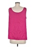 St. John Pink Sleeveless Top Size M - photo 2