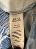 Happily Grey Stripes Blue Linen Pants Size S - photo 9