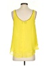 Jennifer Lopez 100% Polyester Yellow Tank Top Size XS - photo 2