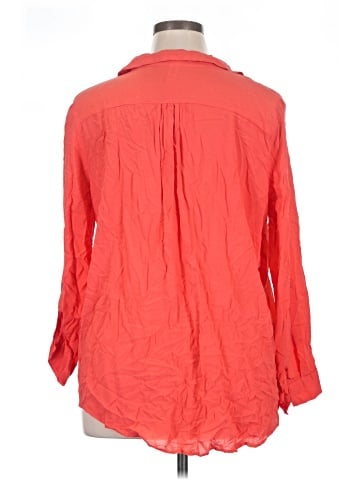 Ambiance Apparel 3/4 Sleeve Button-Down Shirt (view 2)