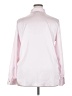 Ann Taylor 100% Polyester Color Block Pink Long Sleeve Blouse Size XXL - photo 2