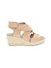 SOUL Naturalizer 100% Leather Tan Wedges Size 9 1/2 - photo 1