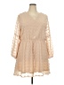 Robert Louis 100% Polyester Tan Casual Dress Size 2X - photo 1