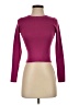Happily Grey 100% Polyester Burgundy Cardigan Size S - photo 1