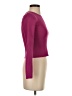 Happily Grey 100% Polyester Burgundy Cardigan Size S - photo 4