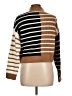 Unbranded Stripes Brown Turtleneck Sweater Size L - photo 2