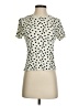 L'Agence Polka Dots Ivory Short Sleeve Turtleneck Size S - photo 1