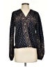 Jonathan Simkhai 100% Polyester Blue Long Sleeve Blouse Size XS - photo 1