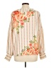 Unbranded 100% Polyester Ivory Long Sleeve Blouse Size XL - photo 2