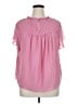 Torrid 100% Polyester Pink Short Sleeve Blouse Size 1X Plus (1) - photo 1