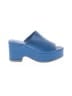 Charlotte Stone Blue Wedges Size 11 - photo 1