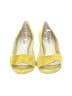 Jeffrey Campbell 100% Leather Color Block Yellow Heels Size 11 - photo 2