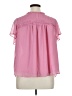 Torrid 100% Polyester Pink Short Sleeve Blouse Size 1X Plus (1) - photo 2