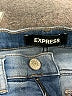 Express Graphic Blue Jeans Size 2R - photo 7