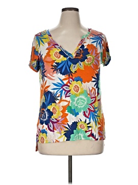 Cable & Gauge Short Sleeve Blouse