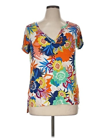 Cable & Gauge Short Sleeve Blouse (view 1)
